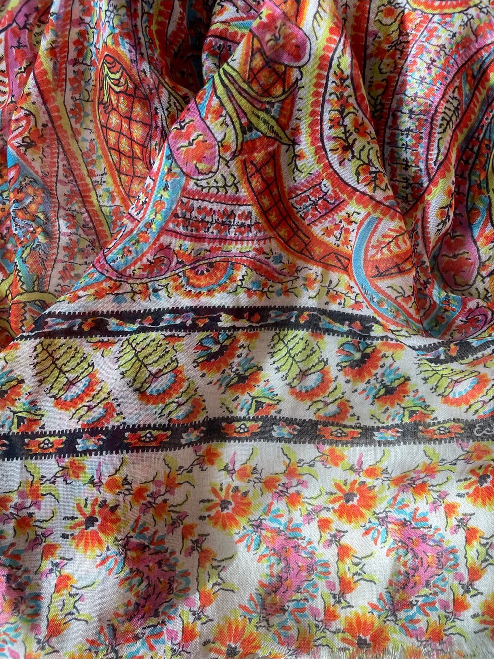 ECHO SILK LONNIE SCARF